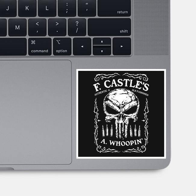 Old Fashioned Whoopin-None-Glossy-Sticker-glitchygorilla