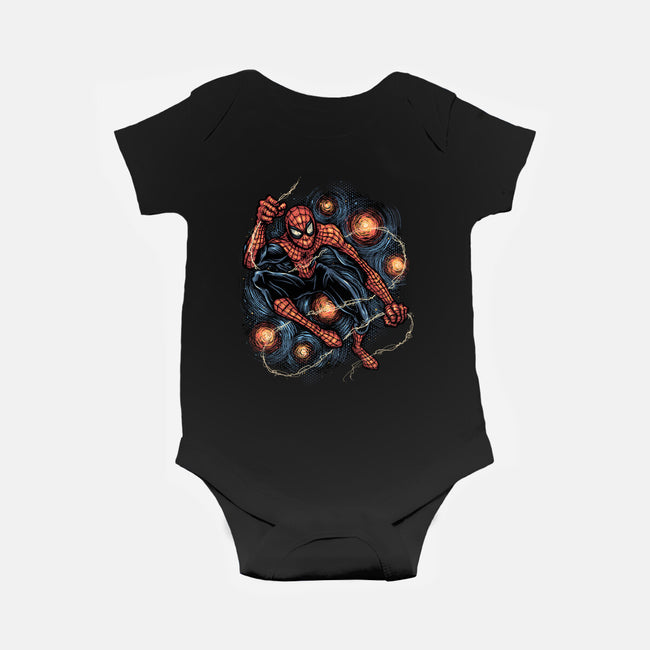 Starry Night Swing-Baby-Basic-Onesie-glitchygorilla