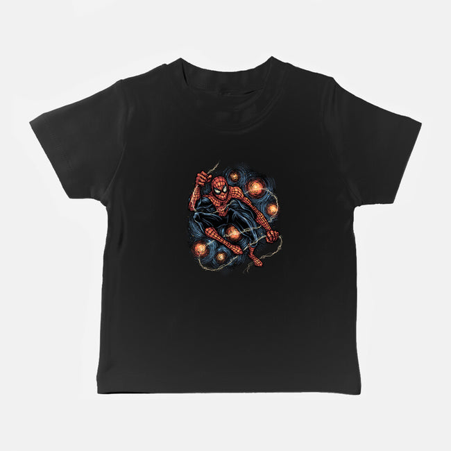 Starry Night Swing-Baby-Basic-Tee-glitchygorilla