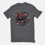Starry Night Swing-Unisex-Basic-Tee-glitchygorilla