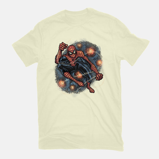Starry Night Swing-Mens-Basic-Tee-glitchygorilla