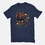 Starry Night Swing-Womens-Basic-Tee-glitchygorilla