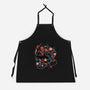 Starry Night Swing-Unisex-Kitchen-Apron-glitchygorilla