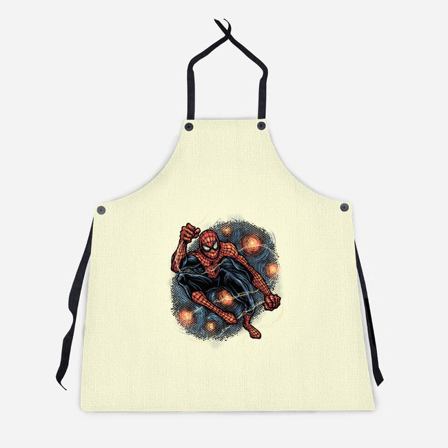 Starry Night Swing-Unisex-Kitchen-Apron-glitchygorilla