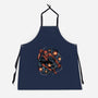 Starry Night Swing-Unisex-Kitchen-Apron-glitchygorilla