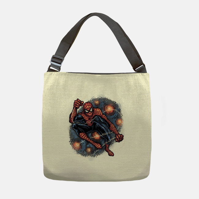 Starry Night Swing-None-Adjustable Tote-Bag-glitchygorilla