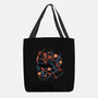 Starry Night Swing-None-Basic Tote-Bag-glitchygorilla