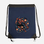Starry Night Swing-None-Drawstring-Bag-glitchygorilla