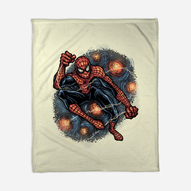 Starry Night Swing-None-Fleece-Blanket-glitchygorilla