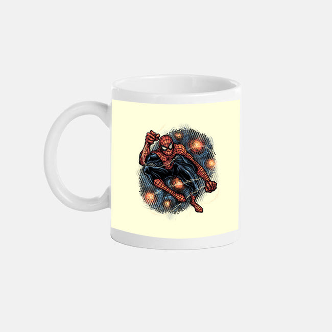 Starry Night Swing-None-Mug-Drinkware-glitchygorilla