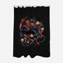 Starry Night Swing-None-Polyester-Shower Curtain-glitchygorilla