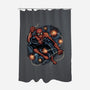 Starry Night Swing-None-Polyester-Shower Curtain-glitchygorilla