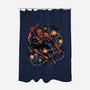 Starry Night Swing-None-Polyester-Shower Curtain-glitchygorilla