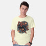 Starry Night Swing-Mens-Basic-Tee-glitchygorilla