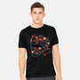 Starry Night Swing-Mens-Heavyweight-Tee-glitchygorilla
