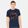 Starry Night Swing-Mens-Heavyweight-Tee-glitchygorilla