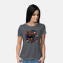 Starry Night Swing-Womens-Basic-Tee-glitchygorilla