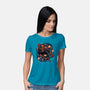 Starry Night Swing-Womens-Basic-Tee-glitchygorilla