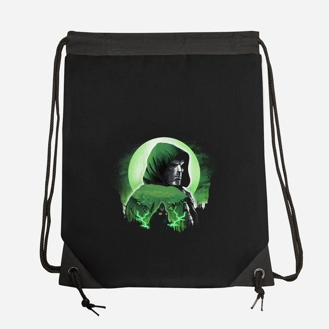 The Emperor Doom-None-Drawstring-Bag-dandingeroz