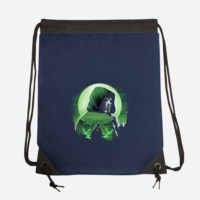 The Emperor Doom-None-Drawstring-Bag-dandingeroz