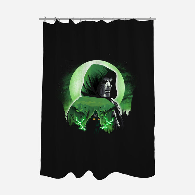 The Emperor Doom-None-Polyester-Shower Curtain-dandingeroz