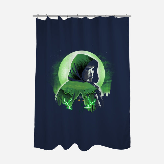 The Emperor Doom-None-Polyester-Shower Curtain-dandingeroz