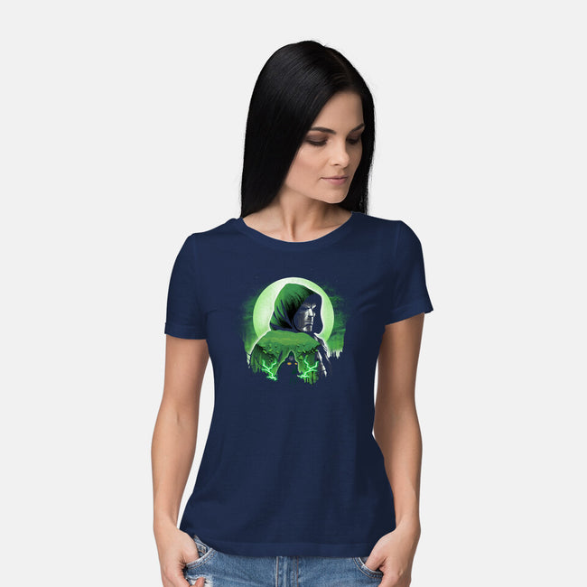 The Emperor Doom-Womens-Basic-Tee-dandingeroz