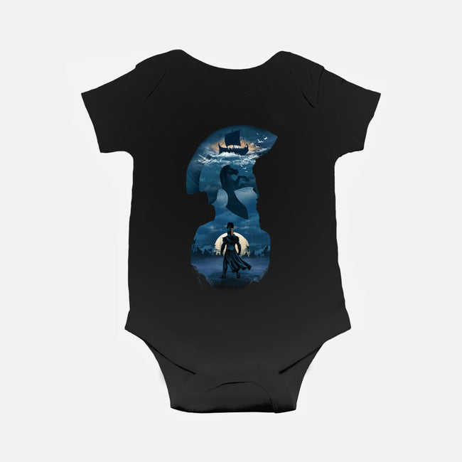 The Legendary Greek King-Baby-Basic-Onesie-dandingeroz