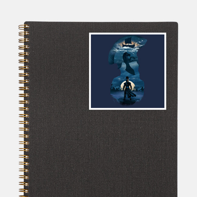 The Legendary Greek King-None-Glossy-Sticker-dandingeroz
