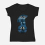 The Legendary Greek King-Womens-V-Neck-Tee-dandingeroz