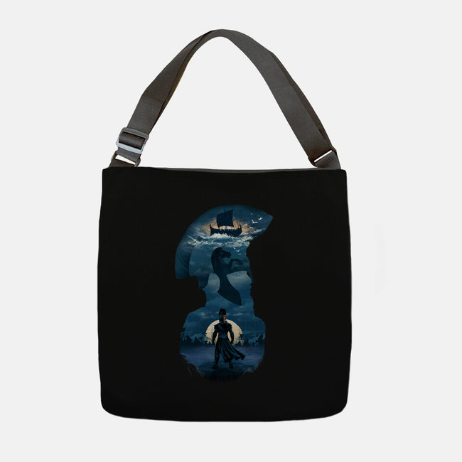 The Legendary Greek King-None-Adjustable Tote-Bag-dandingeroz