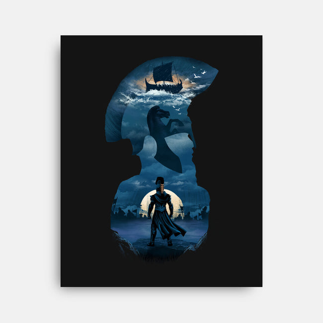 The Legendary Greek King-None-Stretched-Canvas-dandingeroz
