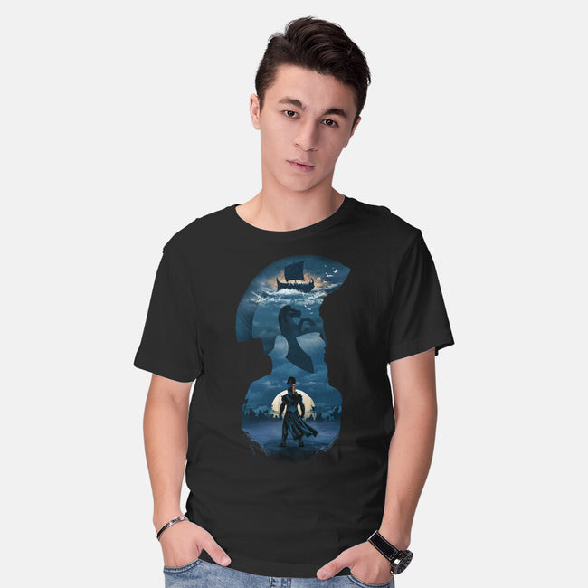 The Legendary Greek King-Mens-Basic-Tee-dandingeroz