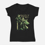 Elf Game Music Album-Womens-V-Neck-Tee-Studio Mootant