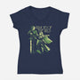 Elf Game Music Album-Womens-V-Neck-Tee-Studio Mootant
