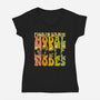 The Modal Nodes-Womens-V-Neck-Tee-kg07