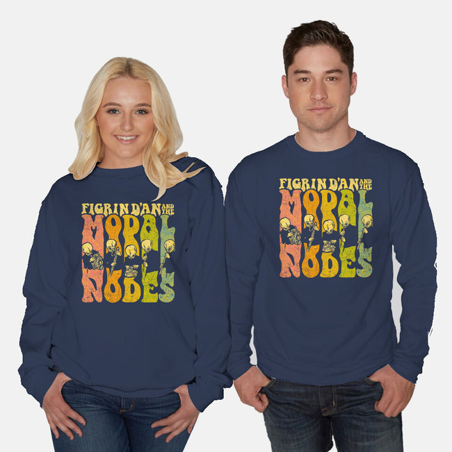 The Modal Nodes-Unisex-Crew Neck-Sweatshirt-kg07