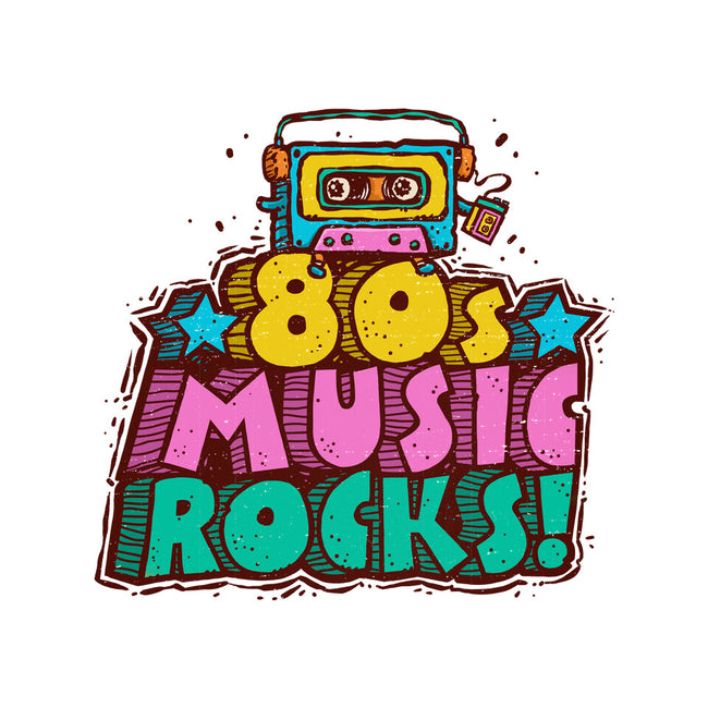 80s Music Rocks-Baby-Basic-Tee-kg07