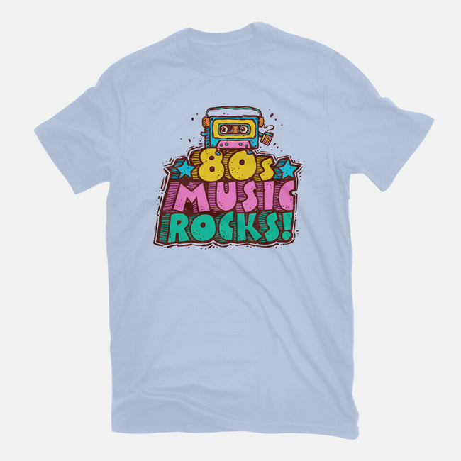 80s Music Rocks-Womens-Fitted-Tee-kg07