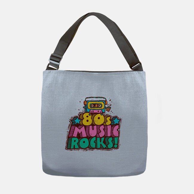 80s Music Rocks-None-Adjustable Tote-Bag-kg07