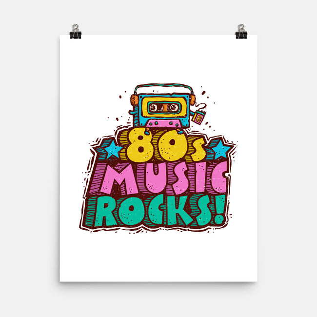80s Music Rocks-None-Matte-Poster-kg07