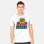 80s Music Rocks-Mens-Heavyweight-Tee-kg07
