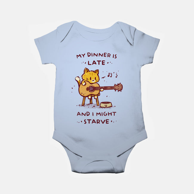 I Might Starve-Baby-Basic-Onesie-kg07