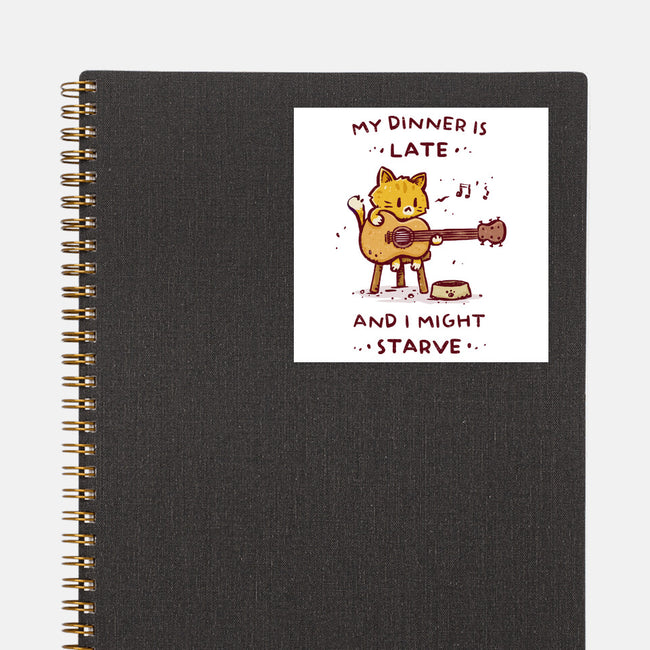 I Might Starve-None-Glossy-Sticker-kg07