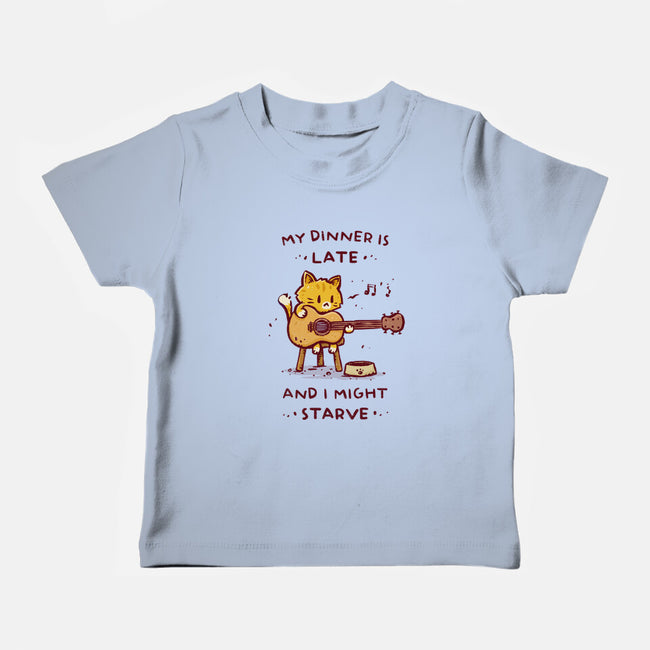 I Might Starve-Baby-Basic-Tee-kg07