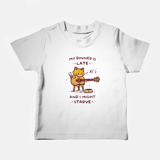 I Might Starve-Baby-Basic-Tee-kg07