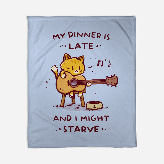 I Might Starve-None-Fleece-Blanket-kg07