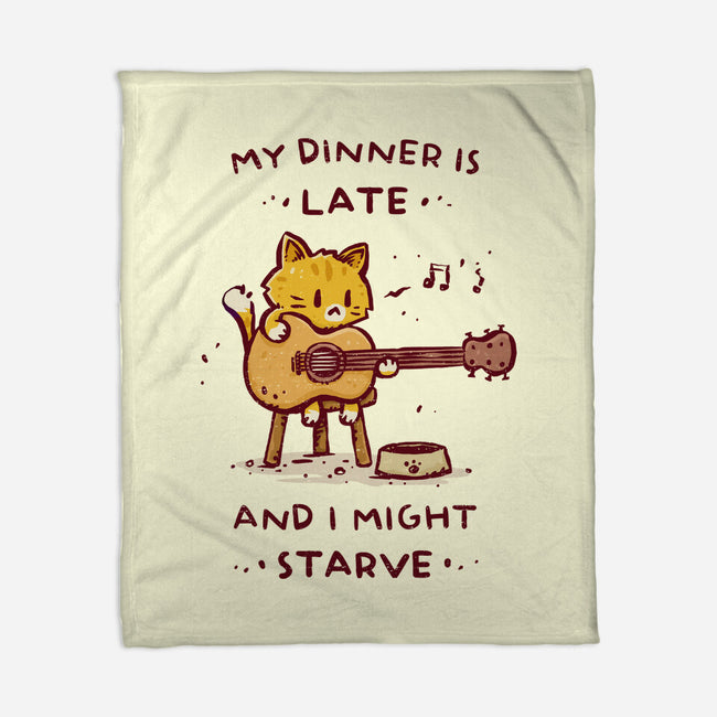 I Might Starve-None-Fleece-Blanket-kg07