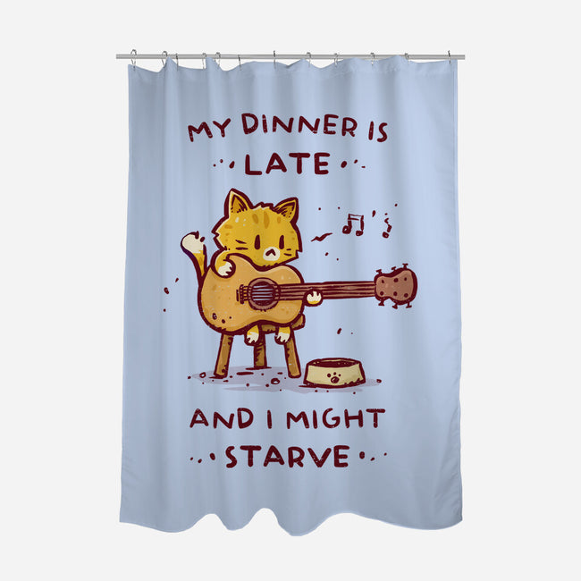 I Might Starve-None-Polyester-Shower Curtain-kg07
