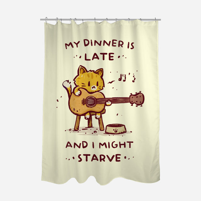 I Might Starve-None-Polyester-Shower Curtain-kg07